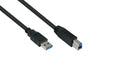 EAN 4066857000149 - Alcasa UK30P-AB-050S cable USB USB 3.2 Gen 1 (3.1 Gen 1) 5 m USB A USB B 5 Gbit/s Negro imagen 1
