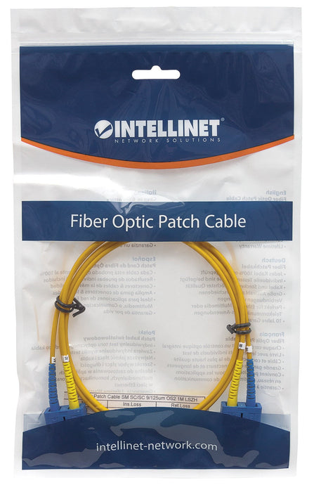EAN 0766623470636 - Intellinet 470636 Cable de fibra óptica e InfiniBand 5 m SC Amarillo imagen 4