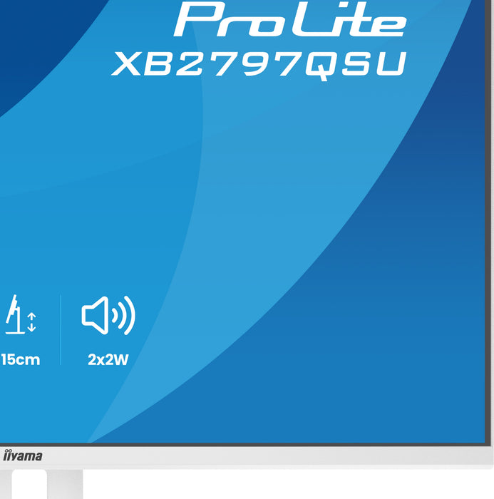 EAN 4948570125883 - iiyama ProLite XB2797QSU-W1 pantalla para PC 68,6 cm (27") 2560 x 1440 Pixeles Quad HD LED Blanco imagen 17