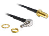 EAN 4043619884650 - DeLOCK 88465 cable de señal 0,20 m Oro, Plata, Negro imagen 1