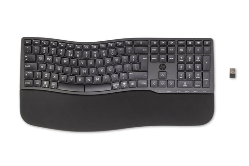 EAN 197498231235 - HP 680 Comfort Dual-Mode Keyboard teclado Hogar RF Wireless + Bluetooth QWERTY Inglés Negro imagen 1