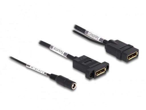 EAN 4043619870394 - DeLOCK 87039 cambiador de género para cable DisplayPort, DC Negro imagen 2