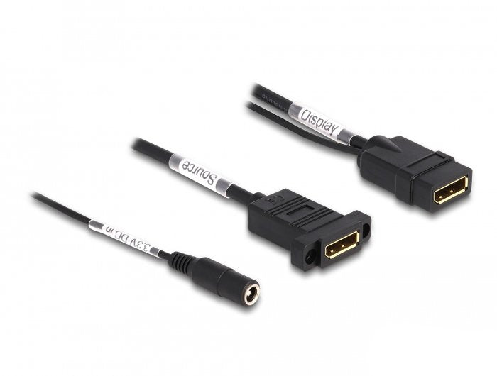 EAN 4043619870394 - DeLOCK 87039 cambiador de género para cable DisplayPort, DC Negro imagen 2