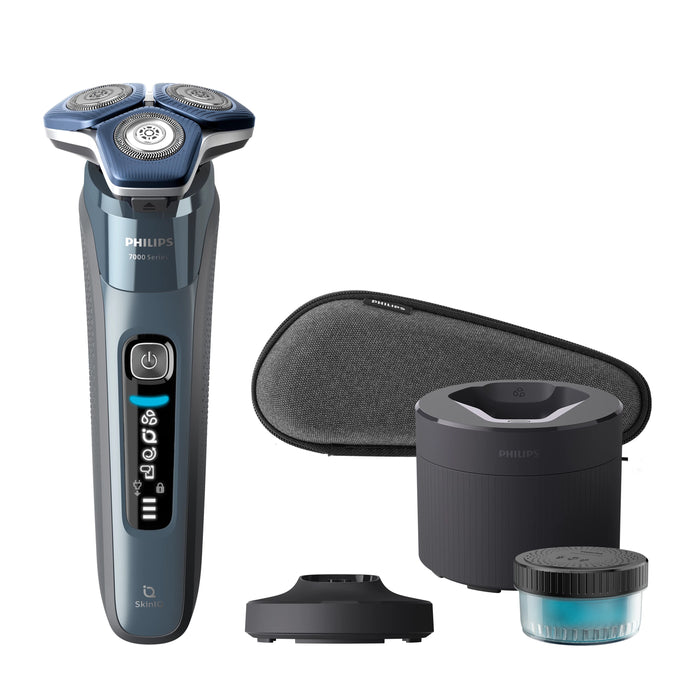 EAN 8720689007894 - Philips SHAVER Series 7000 S7882/55 afeitadora Máquina de afeitar de rotación Recortadora Azul imagen 2