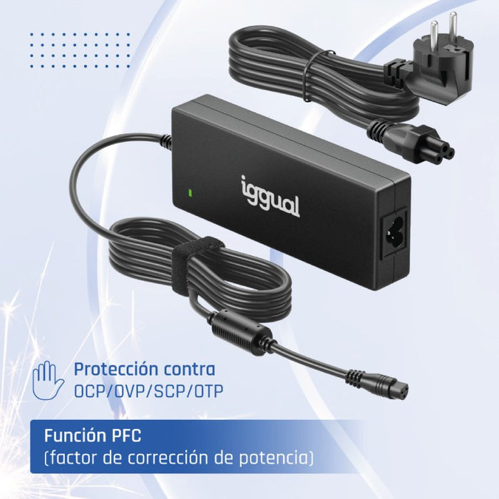 EAN 8435364320495 - iggual CUA-6T-240W adaptador e inversor de corriente Interior Negro imagen 7