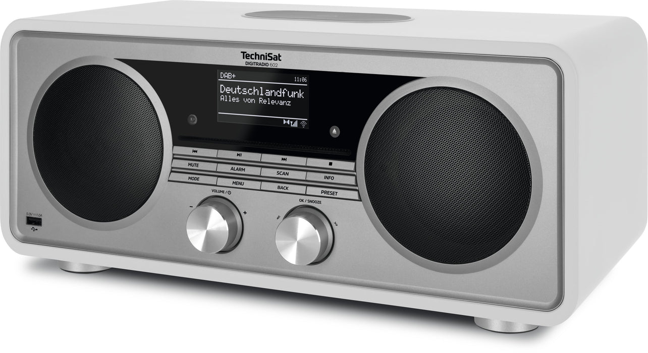 EAN 4019588139879 - TechniSat Digitradio 602 Internet Analógico y digital Plata, Blanco imagen 3