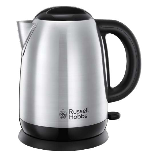 EAN 4008496970865 - Russell Hobbs Adventure tetera eléctrica 1,7 L 2400 W Negro, Plata imagen 1