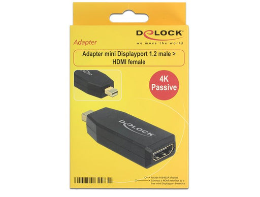 EAN 4043619655830 - DeLOCK 65583 cambiador de género para cable mini Displayport 1.2 HDMI Negro imagen 2