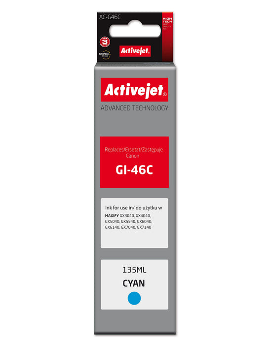 EAN 5901443392293 - Activejet AC-G46C cartucho de tinta 1 pieza(s) Compatible Alto rendimiento (XL) Cian imagen 1