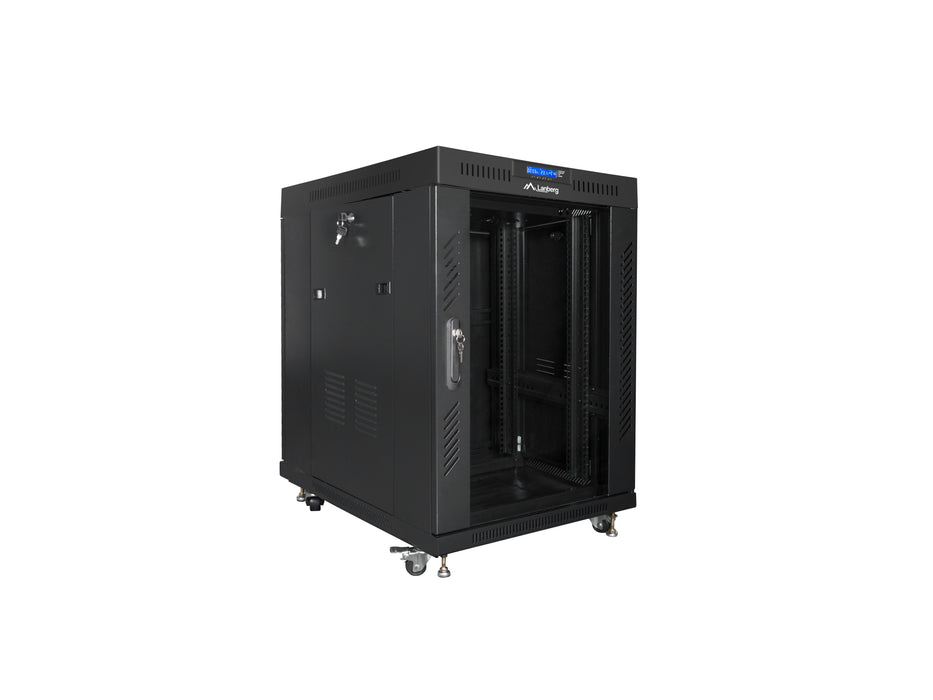EAN 5901969433883 - Lanberg FF01-8015-12BL armario rack 15U Rack o bastidor independiente Negro imagen 2