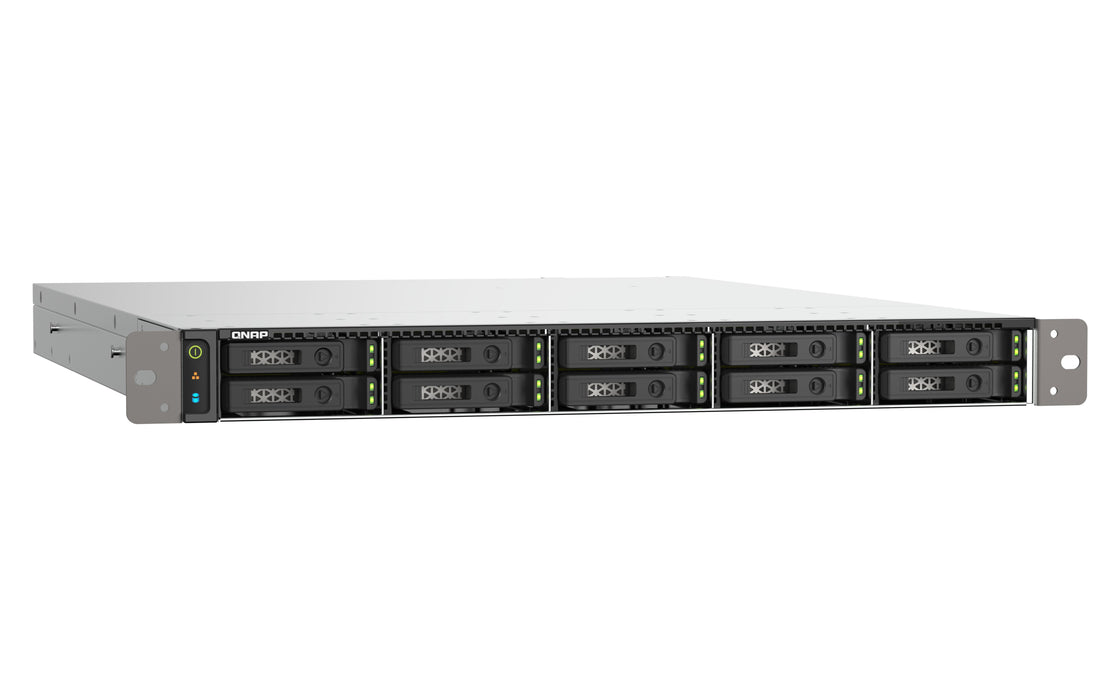 EAN 4711103082140 - QNAP TS-h1090FU NAS Bastidor (1U) EPYC 7302P 256 GB DDR4 0 TB QuTS hero Negro, Gris imagen 3