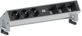 EAN 4016514043422 - Bachmann 3x Schuko 3x Custom Modules base múltiple 3 salidas AC Negro, Acero inoxidable imagen 1