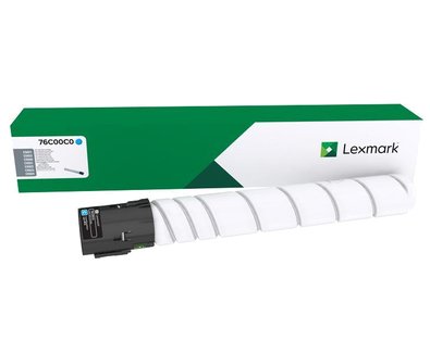 EAN 0734646635028 - Lexmark 76C00C0 cartucho de tóner 1 pieza(s) Original Cian imagen 1