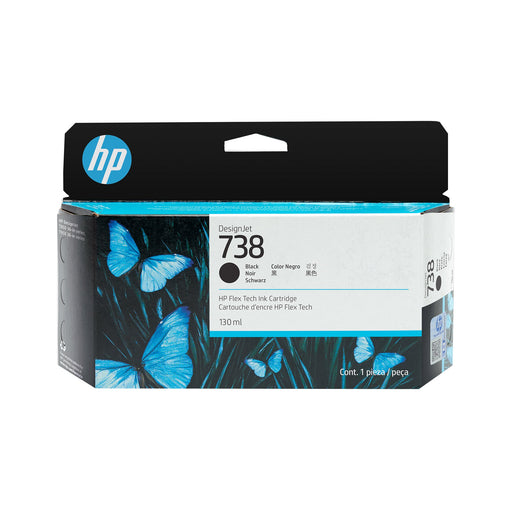 EAN 0196068358853 - HP 738 130-ml Black DesignJet Ink Cartridge cabeza de impresora Inyección de tinta térmica imagen 1