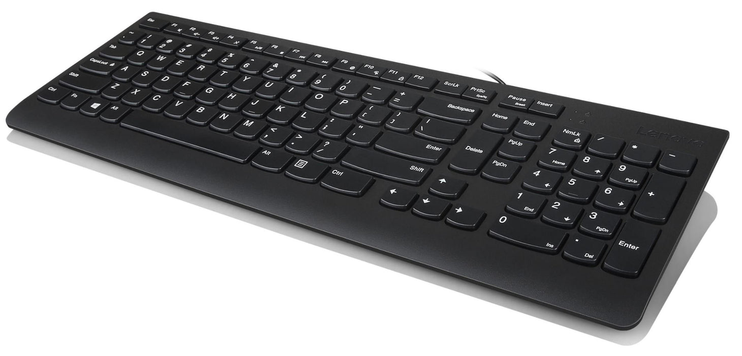 EAN 0190793628601 - Lenovo 300 teclado Ratón incluido Universal USB QWERTY Inglés de EE. UU. Negro imagen 3