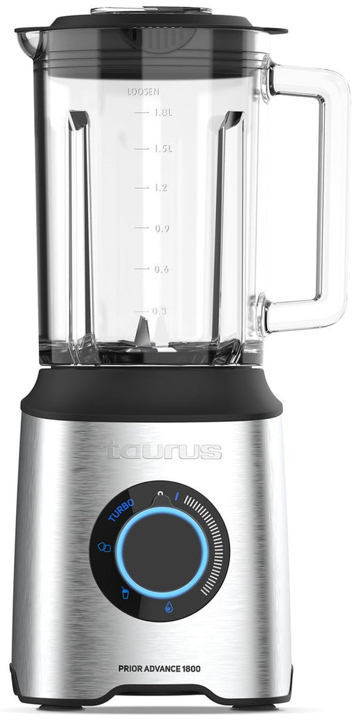 EAN 8414234124777 - Taurus PRIOR ADVANCE 1800 2 L Batidora de vaso 1800 W Negro, Acero inoxidable, Transparente imagen 1