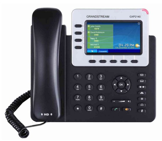 EAN 0694727370135 - Grandstream Networks GXP2140 teléfono IP Negro 4 líneas LCD imagen 4
