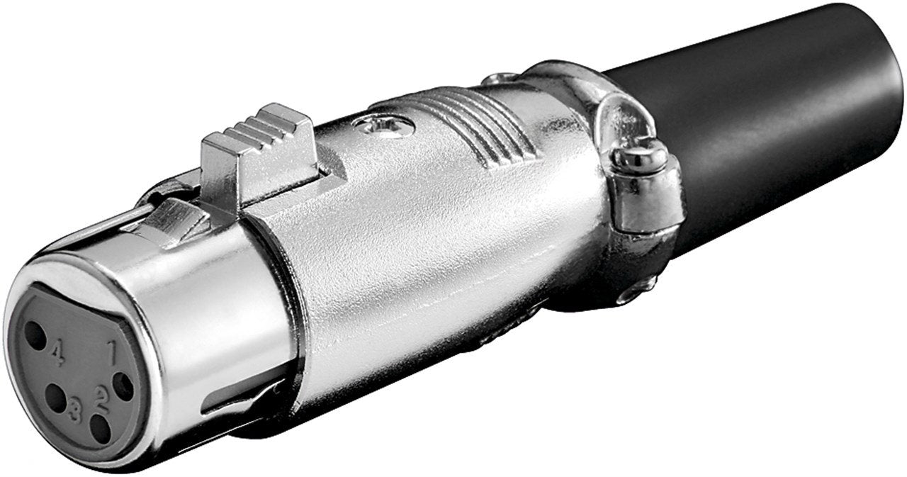 EAN 4040849119606 - Goobay 11960 conector XLR (4-pin) Negro, Metálico imagen 1