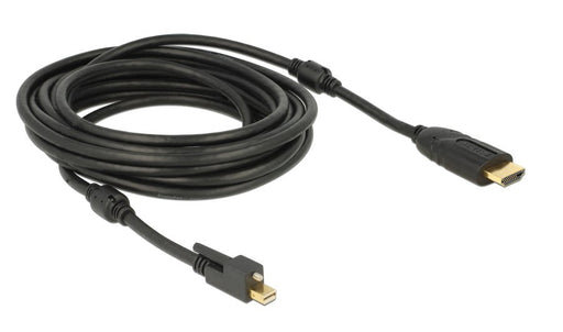 EAN 4043619837328 - DeLOCK 83732 adaptador de cable de vídeo 5 m Mini DisplayPort HDMI Negro imagen 2