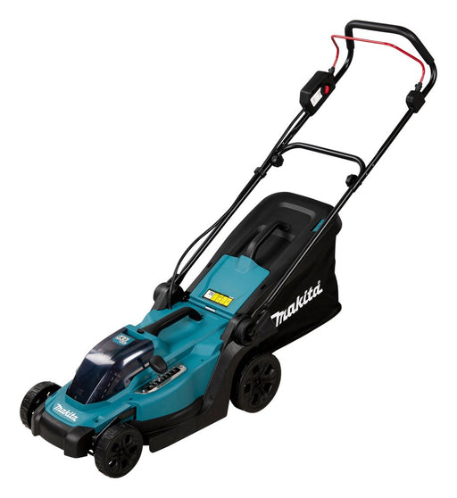 EAN 0088381757935 - Makita DLM330RM cortadora de césped Cortacésped manual Batería Negro, Azul imagen 1