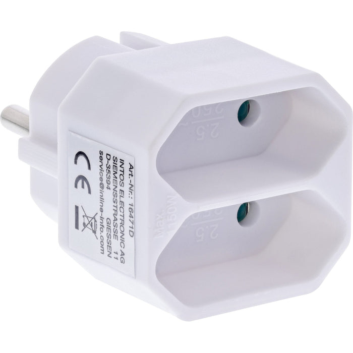 EAN 4043718334384 - InLine 16471D base múltiple Blanco imagen 1