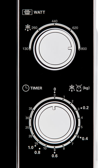 EAN 4974019756004 - Sharp Home Appliances R-200WW Negro, Blanco Solo microondas Encimera 20 L 800 W imagen 4