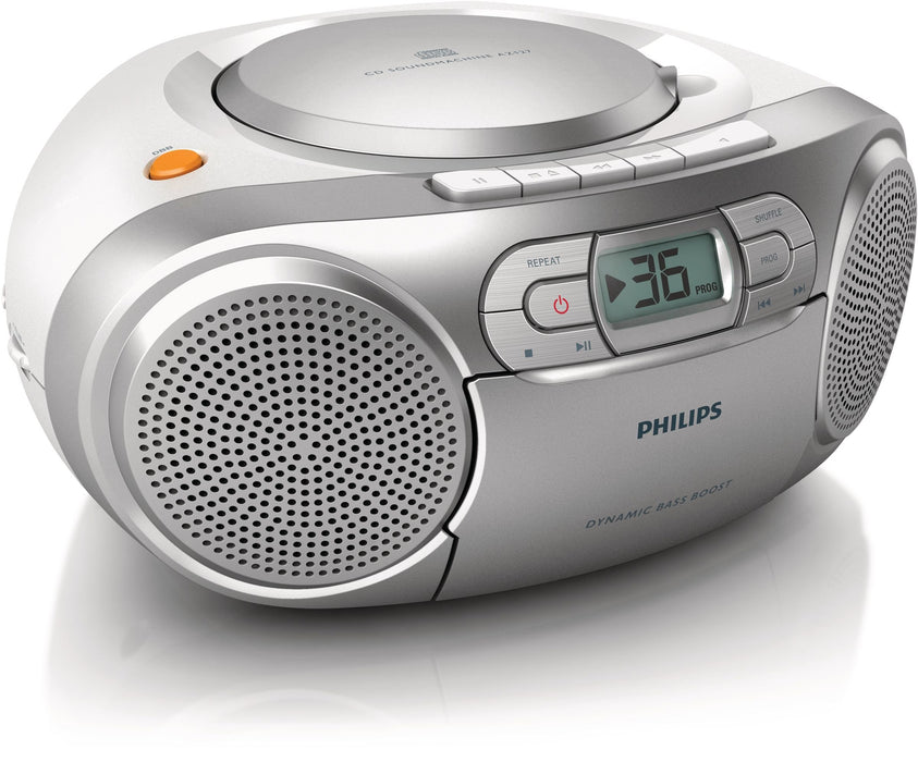 EAN 8712581660192 - Philips AZ127/12 reproductor de CD Reproductor de CD portátil Gris imagen 2