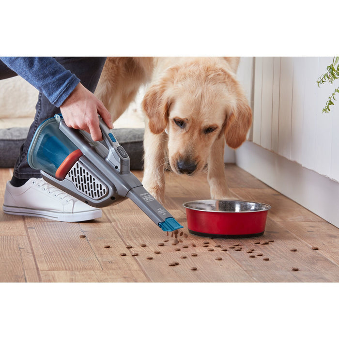 EAN 5035048712795 - Black & Decker BHHV520BF-QW aspiradora de mano Azul, Plata, Titanio Sin bolsa imagen 21