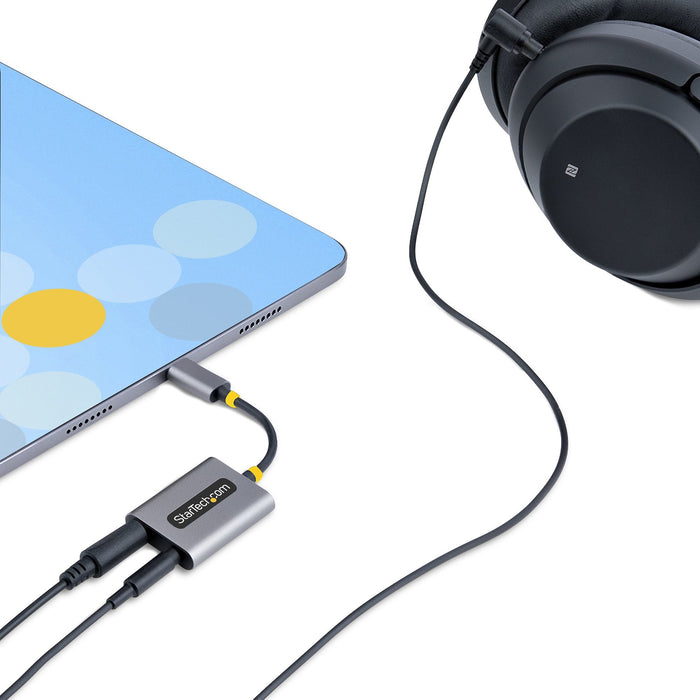 EAN 0065030897594 - StarTech.com USBC-AUDIO-SPLITTER divisor de audio Gris imagen 8