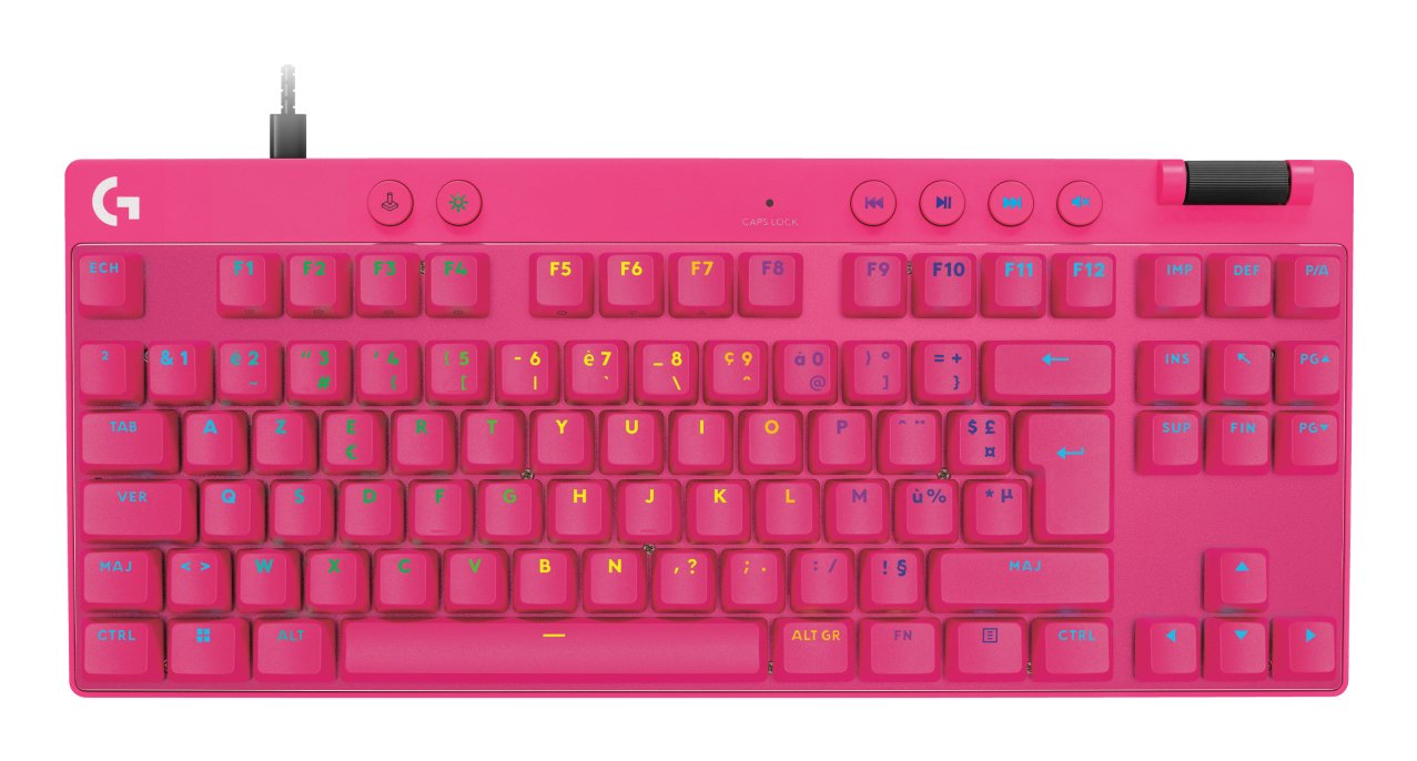 EAN 5099206126497 - Logitech G 920-013249 teclado Juego USB AZERTY Francés Rosa imagen 8