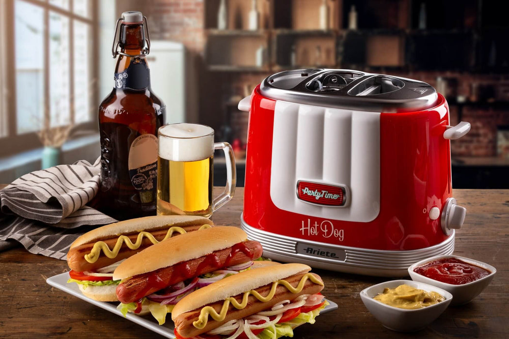 EAN 8003705121331 - Ariete 0206/00 Tostador de perritos calientes 650 W Rojo imagen 3