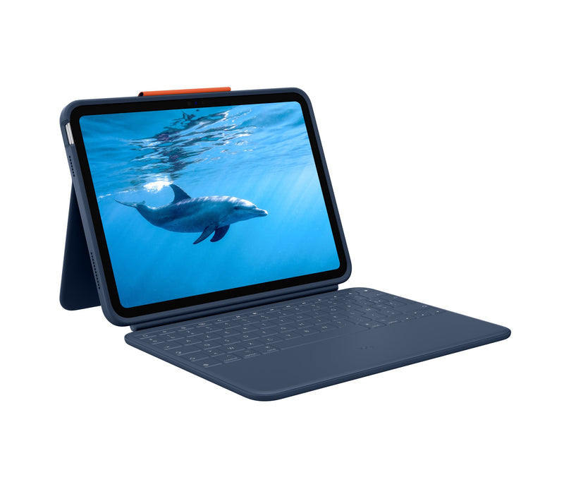 EAN 5099206106901 - Logitech Rugged Combo 4 AZERTY Francés Smart Connector Azul imagen 4