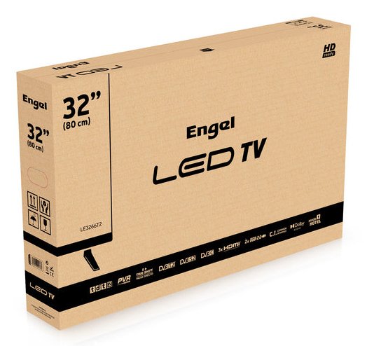 EAN 8436606900383 - Engel LE3266T2 81,3 cm (32") HD Negro 180 cd / m² imagen 7