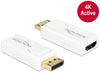 EAN 4043619655809 - DeLOCK 65580 cambiador de género para cable Displayport 1.2 HDMI Blanco imagen 1
