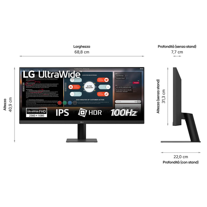 EAN 8806096534601 - LG 29U511A-B pantalla para PC 73,7 cm (29") 2560 x 1080 Pixeles WFHD LCD Negro imagen 3