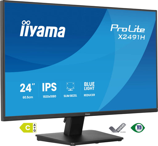 EAN 4948570127832 - iiyama ProLite X2491H-B1 pantalla para PC 60,5 cm (23.8") 1920 x 1080 Pixeles Full HD LCD Negro imagen 1