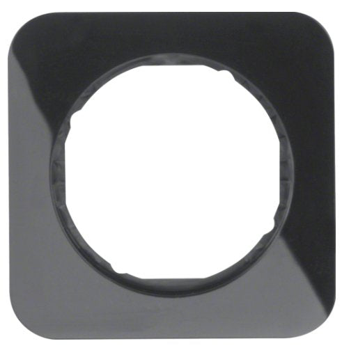 EAN 4011334392491 - Hager 10112145 placa de pared y cubierta de interruptor Negro imagen 1