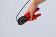 EAN 4003773092162 - Knipex 97 52 42 SB crimpadora Herramienta para prensar Azul, Rojo imagen 9