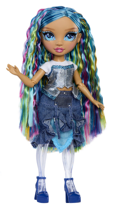 EAN 35051122418 - Rainbow High Rainbow Shimmers with Slime Fashion Doll - Skyler (blue) imagen 4