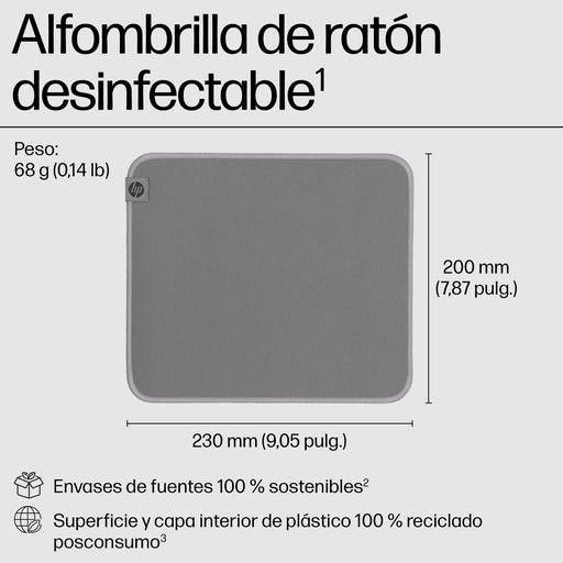 EAN 0197498446776 - HP 105 Sanitizable Mouse Pad Gris imagen 2