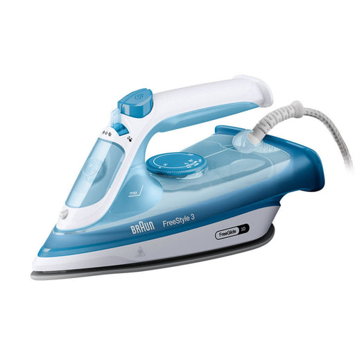 EAN 8021098001917 - Braun FI 3144 BL Plancha vapor-seco Suela de cerámica 2400 W Azul imagen 1