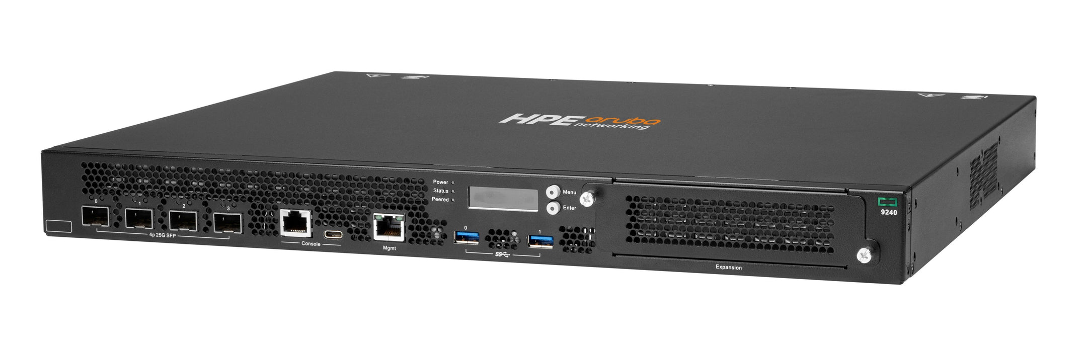 EAN 190017519739 - HPE Aruba Networking 9240 (RW) 4xSFP28 1 Expansion Slot Campus Gateway pasarel y controlador imagen 2