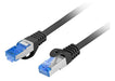 EAN 5901969424683 - Lanberg PCF6A-10CC cable de red Negro 1 m Cat6a S/FTP (S-STP) imagen 1