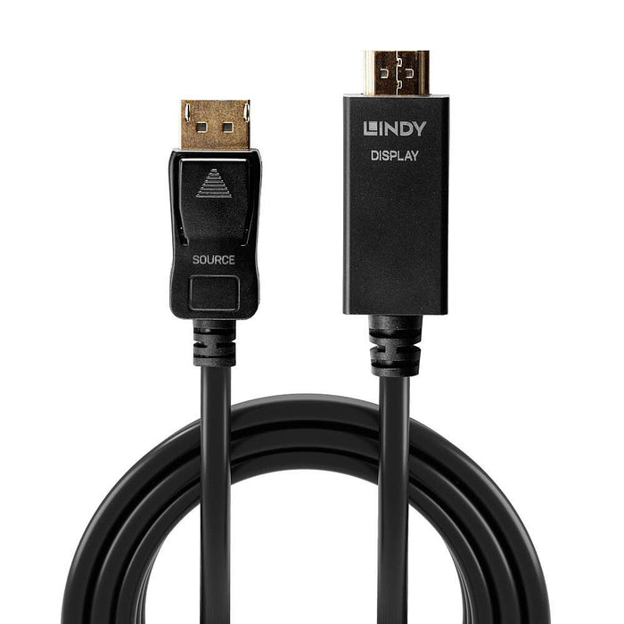 EAN 4002888369244 - Lindy 36924 adaptador de cable de vídeo 5 m DisplayPort HDMI tipo A (Estándar) Negro imagen 2
