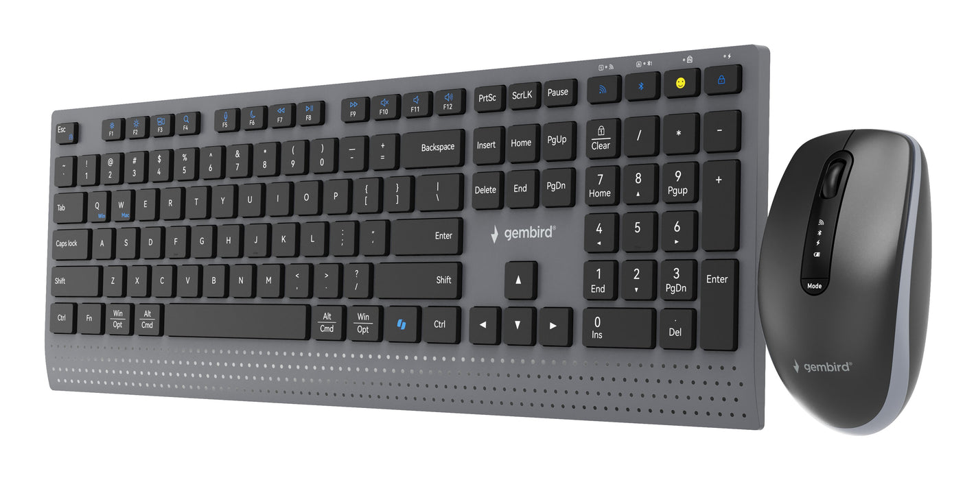 EAN 8716309136891 - Gembird KBS-WPS-02 teclado Ratón incluido Hogar / Oficina RF Wireless + Bluetooth QWERTY Internacional de imagen 4