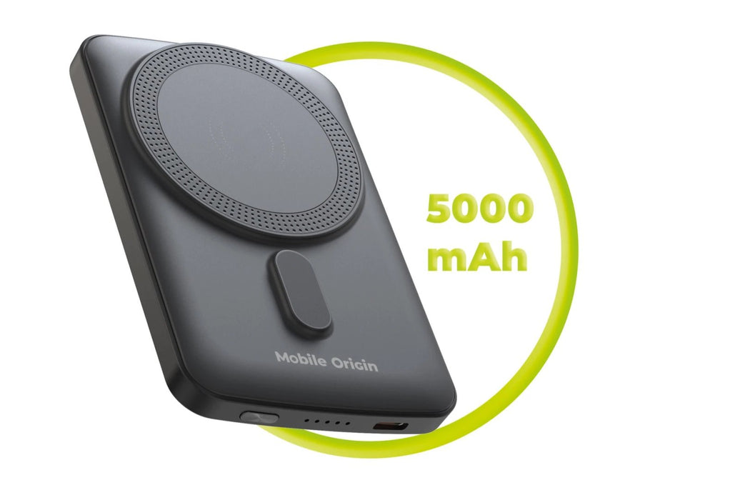 EAN 8594215994688 - Mobile Origin MO-WMP-PB10 batería externa Polímero de litio 5000 mAh Cargador inalámbrico Negro imagen 6