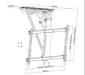EAN 4015867227152 - Equip 650329 soporte para TV 177,8 cm (70") Negro imagen 9