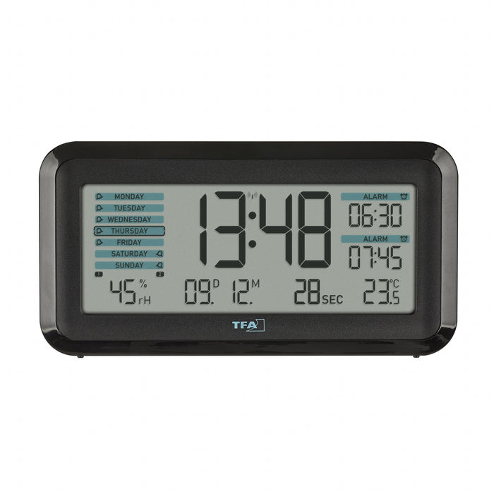 EAN 4009816037275 - TFA-Dostmann Boxx2 Reloj despertador digital Negro imagen 7
