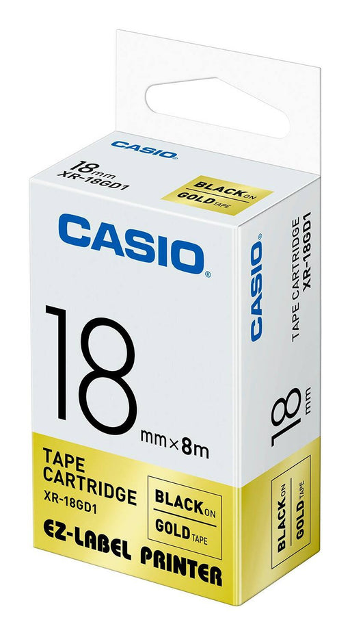 EAN 4971850117605 - Casio XR-18GD1 etiqueta de impresora Oro Etiqueta para impresora autoadhesiva imagen 1