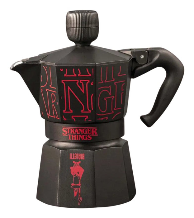 EAN 8006363095303 - Bialetti Stranger Things Cafetera italiana Negro, Rojo imagen 1